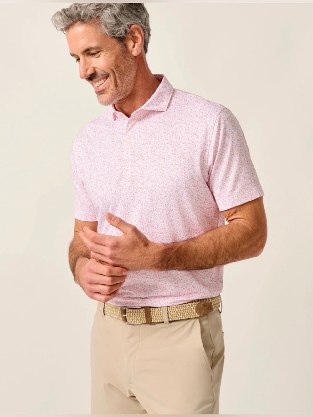 NWT JOHNNIE-O Boggins Performance Polo Lobster - Size XL